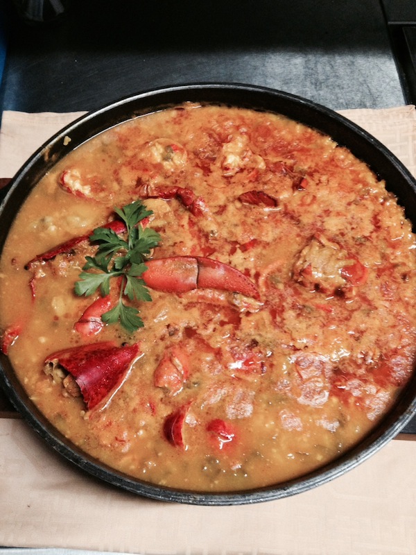 Arroz con bogavante - Restaurante Alejandre